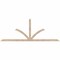Ekena Millwork Richland Smooth Timber Gable Bracket, Douglas Fir, 108"W x 40"H x 1 1/2"D x 3 1/2"F, 9/12 Pitch GBW108X40X0204RIC00SDF - alternate 1